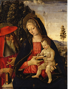 聖母子と聖ヒエロニムス