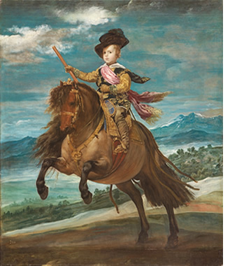 王太子バルタサール・カルロス騎馬像